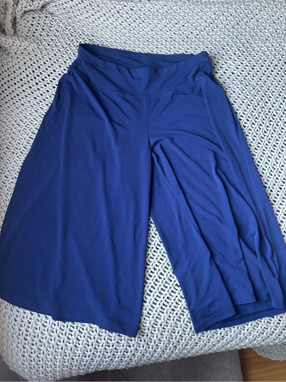 Jockey Wide-Leg Culotte Pants in Deep Blue